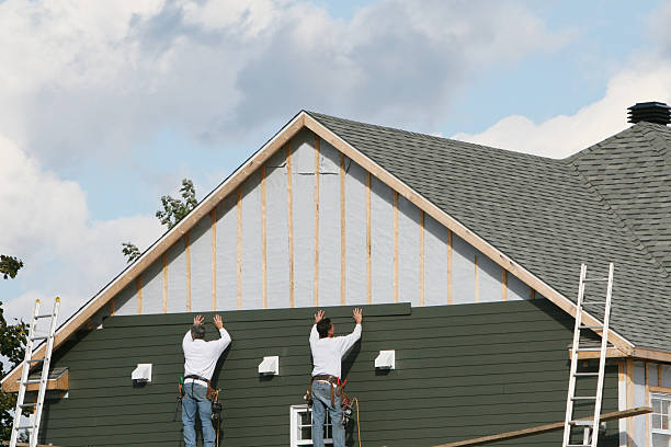 Professional Vinyl Siding technician working in Angier, NC